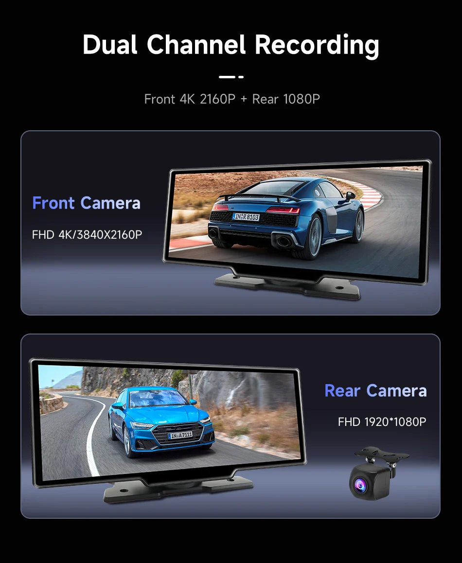 Carsync Premium™ 10.26-Inch Wireless Carplay System